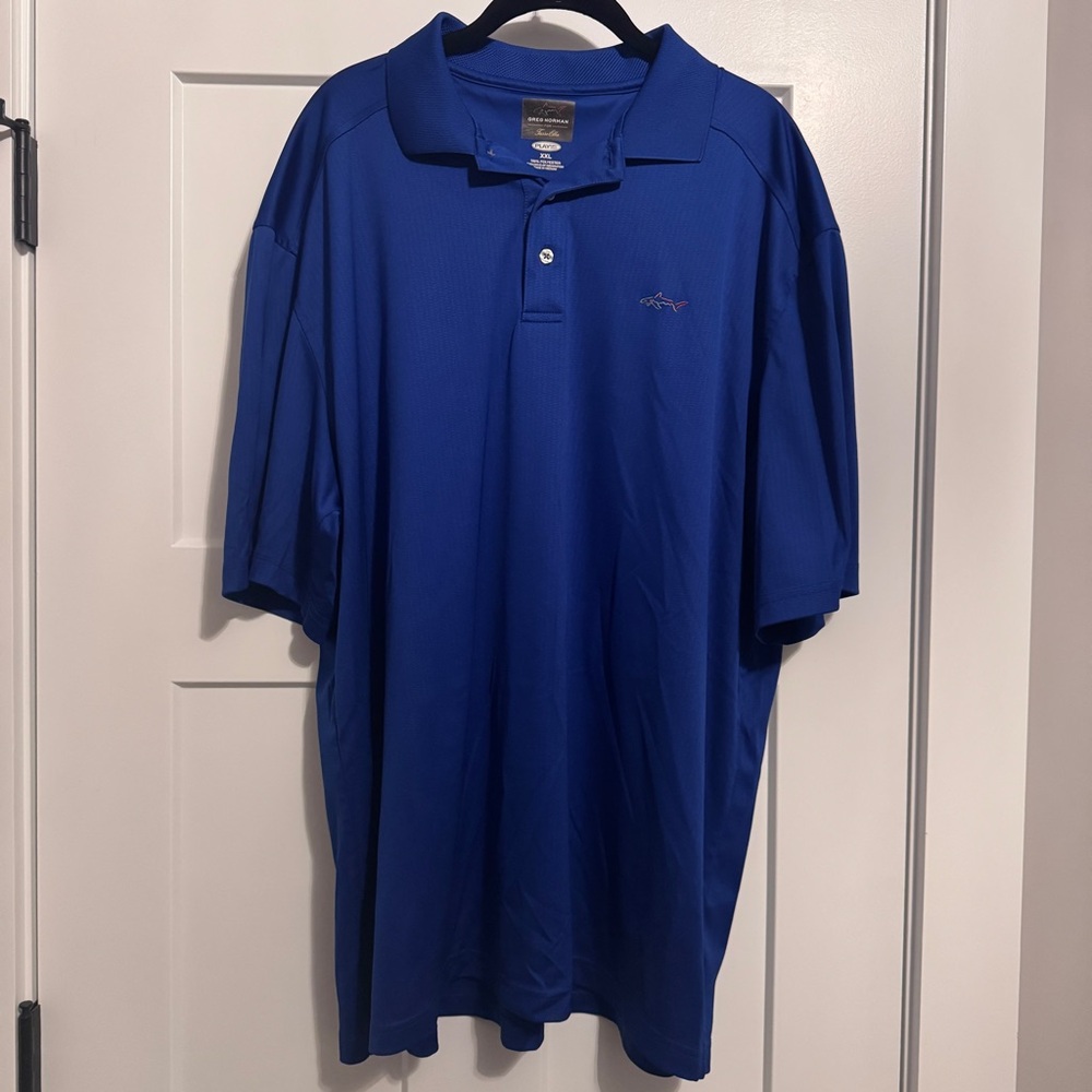 Greg Norman Collection Royal Blue Polo Shirt Men’s XXL